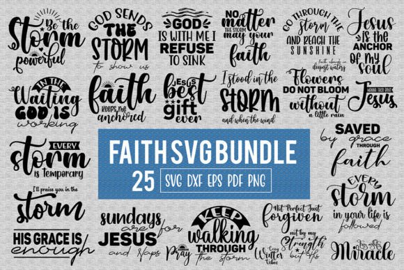 Faith SVG Bundle, Christian SVG Bundle