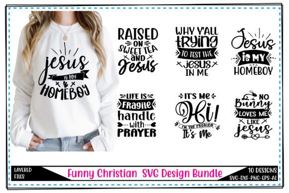 Funny Christian SVG Bundle Vol.1