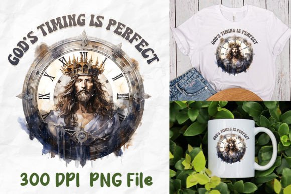 God s Timing is Perfect Jesus T-Shirt Designs