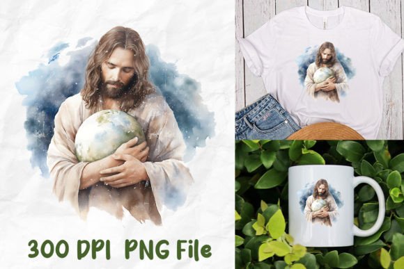 Jesus Christ Protect Earth Holy Spirit T-Shirt Designs