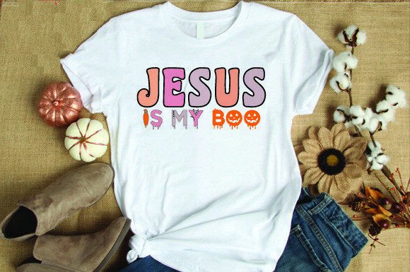 Jesus is My Boo Halloween T-Shirt Design