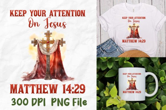 Keep Your Attention on Jesus Cross