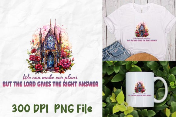 Lord Gives the Right Answers Christian T-Shirt Designs