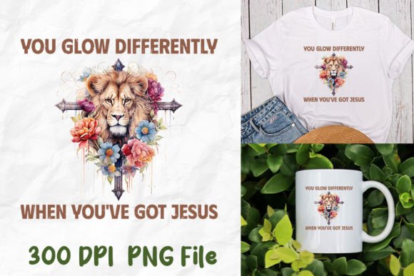 You Glow Differently when You Got Jesus T-Shirt Designs